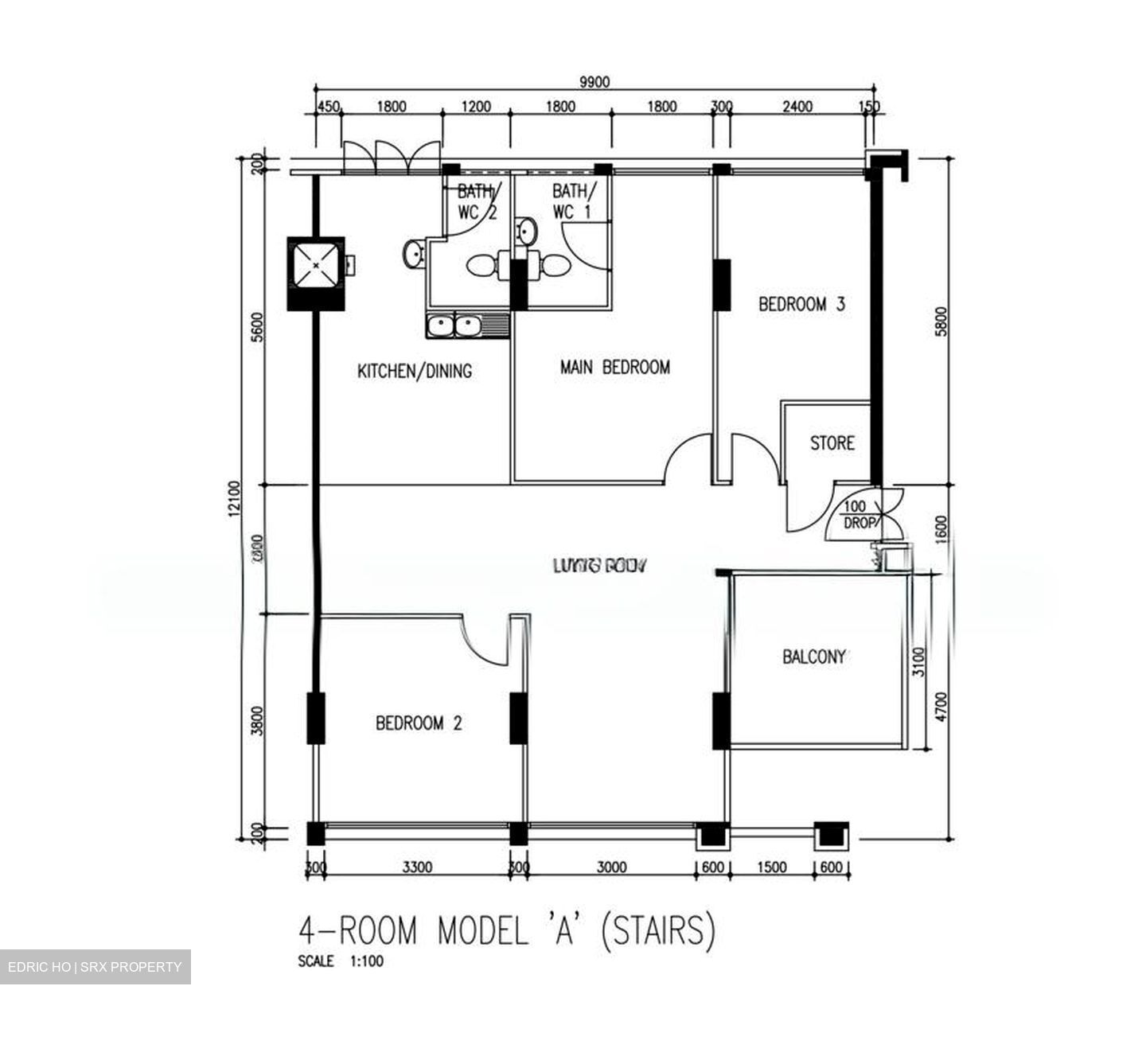 Blk 445 Hougang Avenue 8 (Hougang), HDB 4 Rooms #535925191